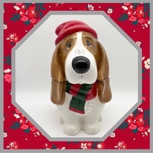 RETIRED🚨Pioneer Woman Charlie Holiday Dog Cookie Jar